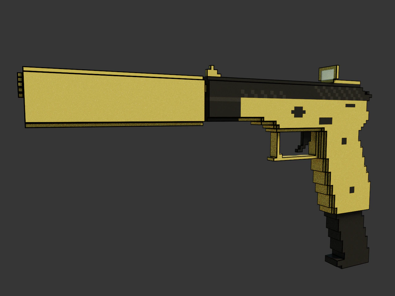 sig sauer p226 c 3D Model .c4d .max .obj .3ds .fbx .stl .blend 