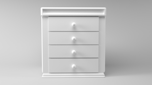 nightstand 3D Model .c4d .max .obj .3ds .fbx .stl .blend 
