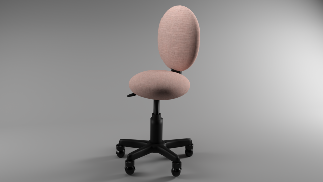 office chair 3D 模型 .c4d .max .obj .3ds .fbx .stl .blend 