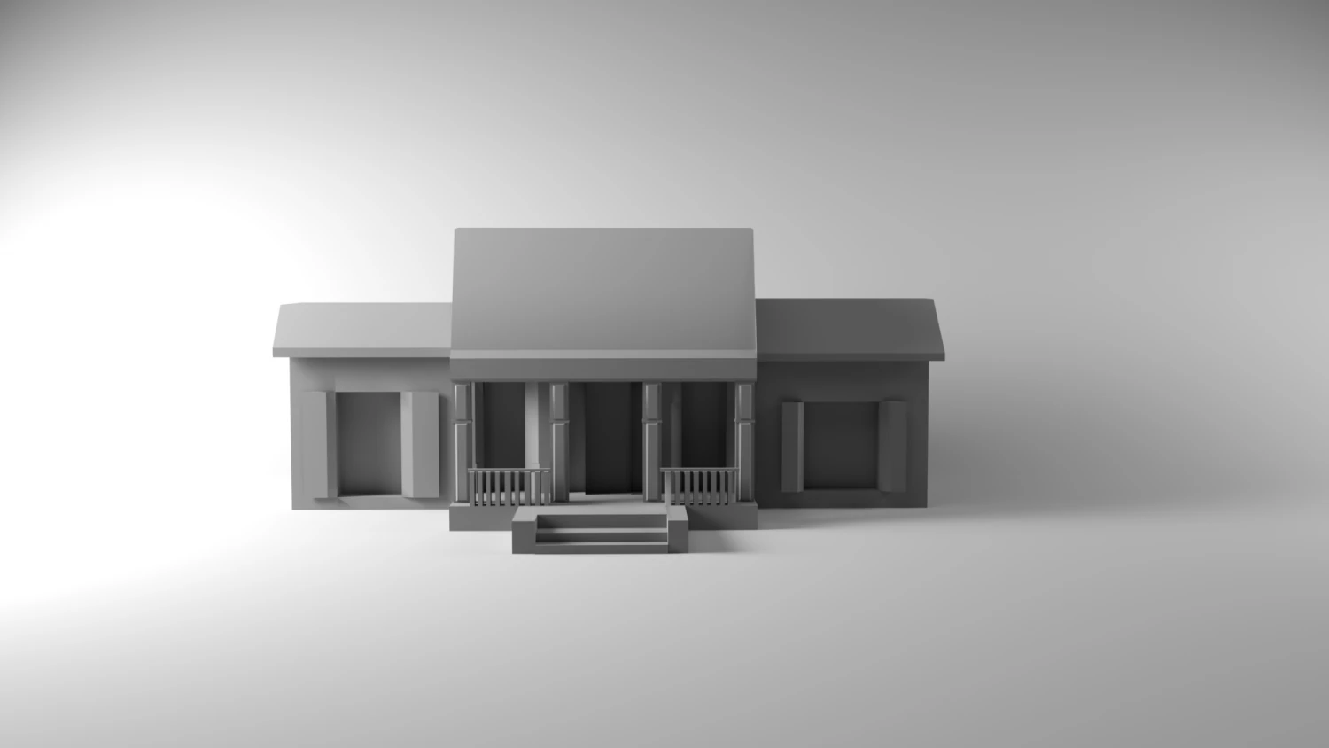 house 3D Model .c4d .max .obj .3ds .fbx .stl .blend 
