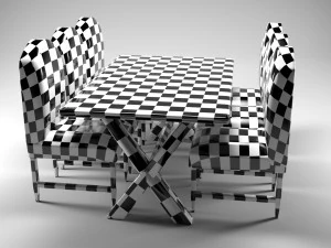 dinner table 3D Model