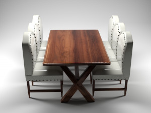 dinner table Modello 3D