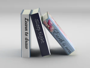 books 3D Model
