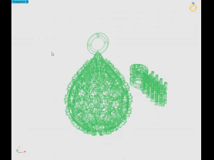 oval shaped earrings 3D Print Model