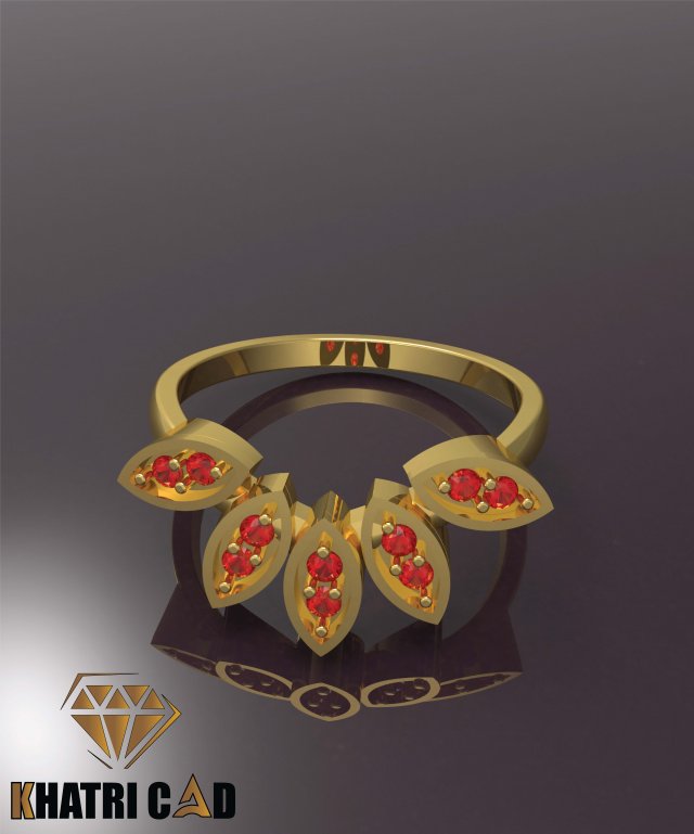 marquise ring Model Cetak 3D .c4d .max .obj .3ds .fbx .stl .blend 