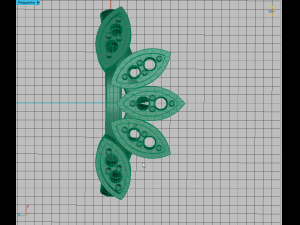 marquise ring Model Cetak 3D
