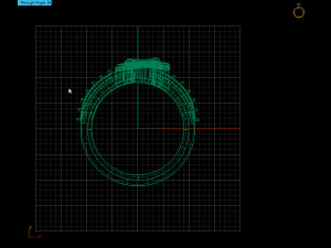 Podw&oacute;jny pierścionek w kształcie serca Model do druku 3D