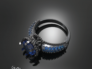 indian style ring 3D Print Model