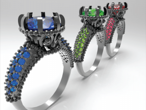 indian style ring 3D Print Model