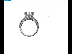 indian style ring 3D Print Model