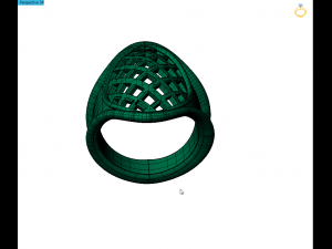 oval shape men ring Model Cetak 3D
