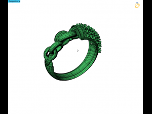 chain ring with gems Modèles 3D en vedette