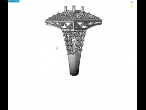 flower box ring with beads 3D Принт Модель
