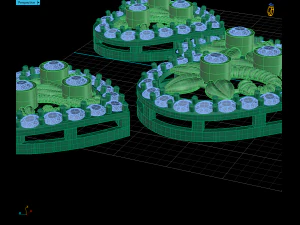 heart pendant with flowers 3D Print Model