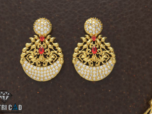 bridal necklace Model Cetak 3D