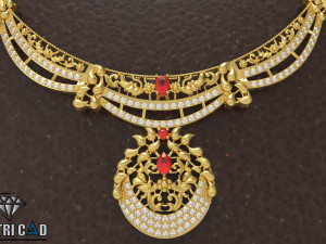 bridal necklace Model Cetak 3D