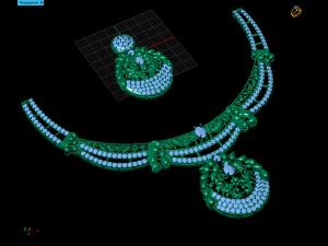 bridal necklace 3D Print Model