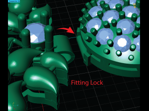 bridal necklace Model Cetak 3D