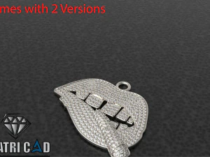 hip hop jewelry pendant 3D Print Model