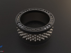 dungeon skull ring 3D 프린트 모델