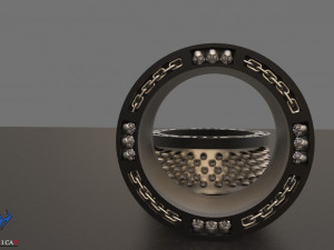 dungeon skull ring 3D 프린트 모델