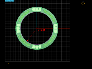 dungeon skull ring 3D 프린트 모델