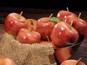 apples low poly Modelo 3D