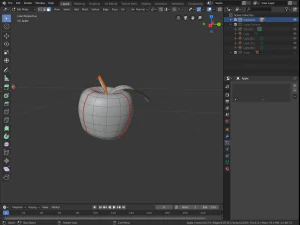 apples low poly 3D Model