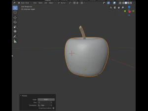 apples low poly 3D Model