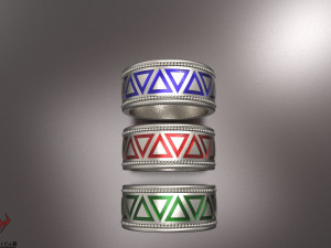 enamel ring 3D-Druckmodell