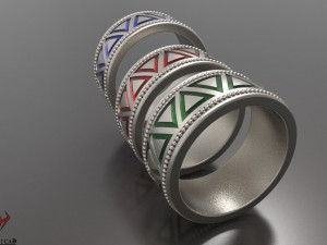 enamel ring 3D-Druckmodell
