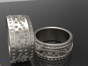 ornament ring Modelo 3D