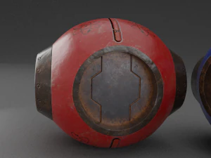 sci fi sphere 3D Model