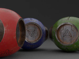 sci fi sphere 3D Model