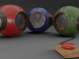 sci fi sphere 3D Model