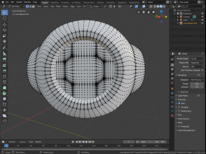 sci fi sphere 3D 모델