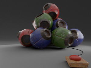 sci fi sphere 3D 모델