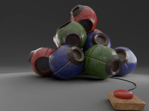 sci fi sphere 3D Model