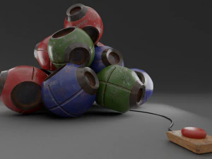 sci fi sphere 3D Model