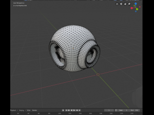 sci fi sphere 3D 모델