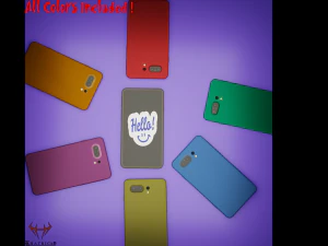 cellulare low poly pbr Modello 3D