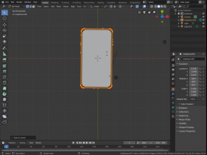 cellphone low poly pbr 3D Model