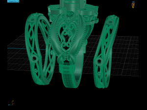 engagement ring with wedding band 3D 모델