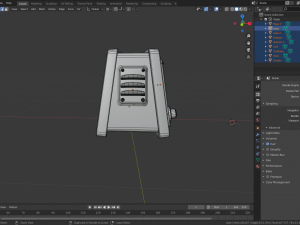 rusty radio low-poly Modello 3D