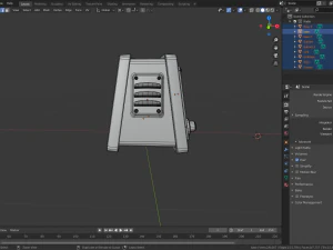 rusty radio low-poly 3D Model