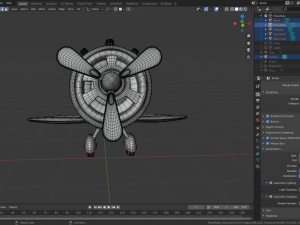 stylized airplane pbr 3D Model