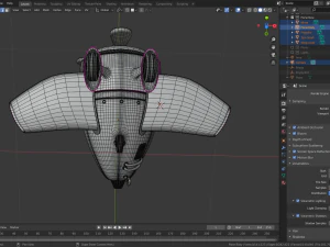 stylized airplane pbr 3D Model