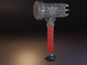 stylized medieval set lowpoly pbr Model 3D