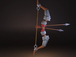 stylized medieval set lowpoly pbr 3D Model