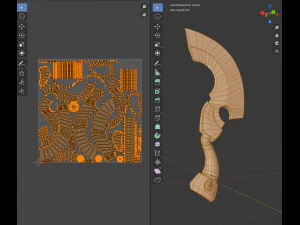 stylized medieval set lowpoly pbr 3D Model